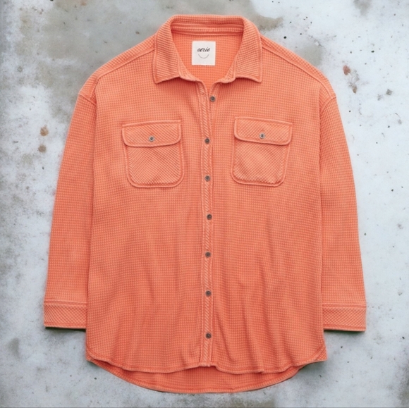 NEW! Aerie LumberJane Waffle Sz Large - Picture 2 of 6